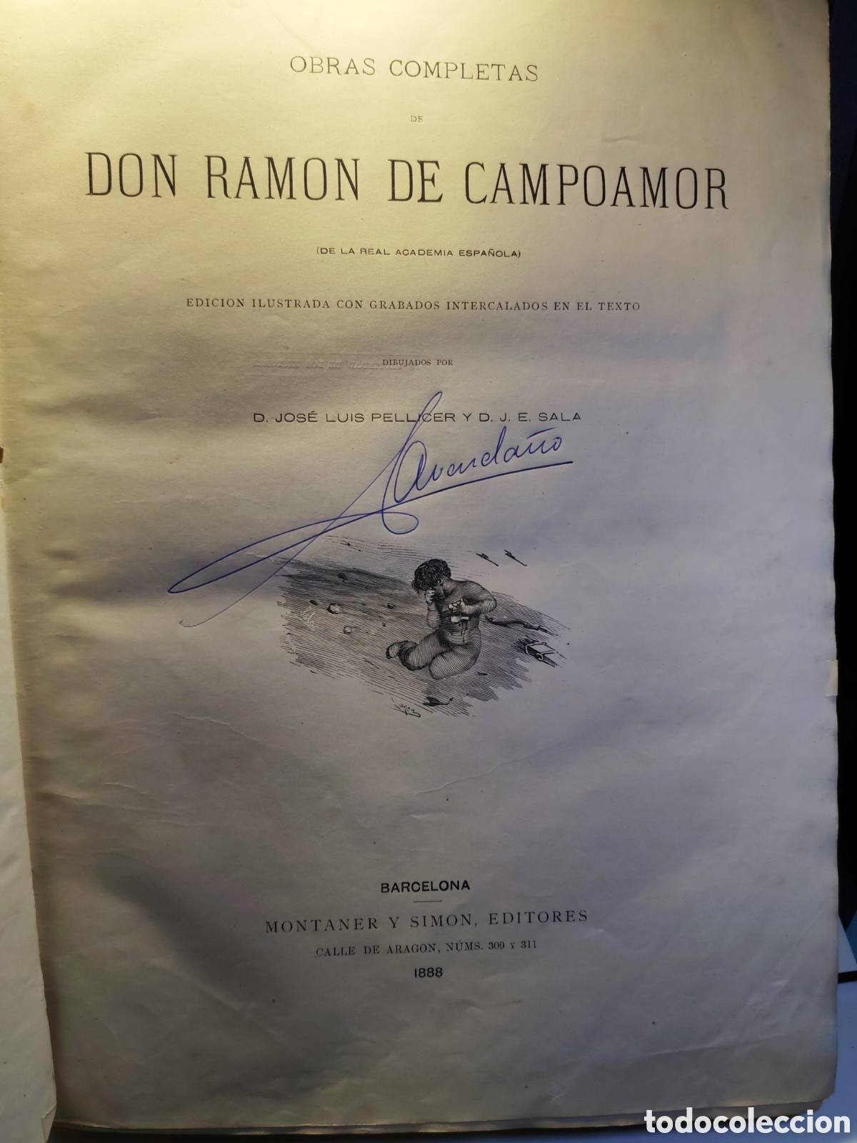 Libros antiguos: OBRAS COMPLETAS DE D.RAMON DE CAMPOAMOR. 1888 - Foto 2