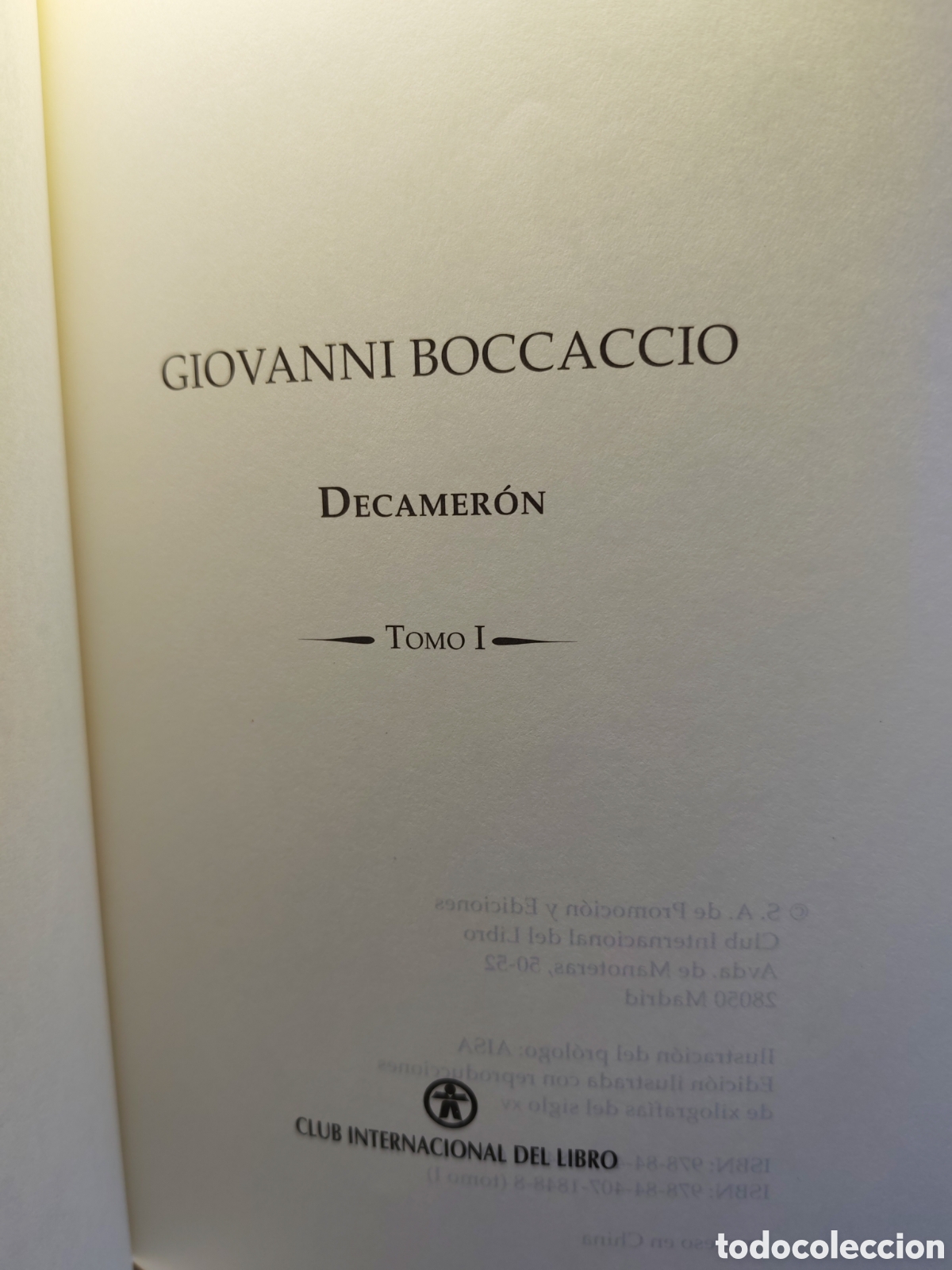 Libros antiguos: BOCCACCIO. DECAMERON I. Joannes Boccaccio. - Foto 2