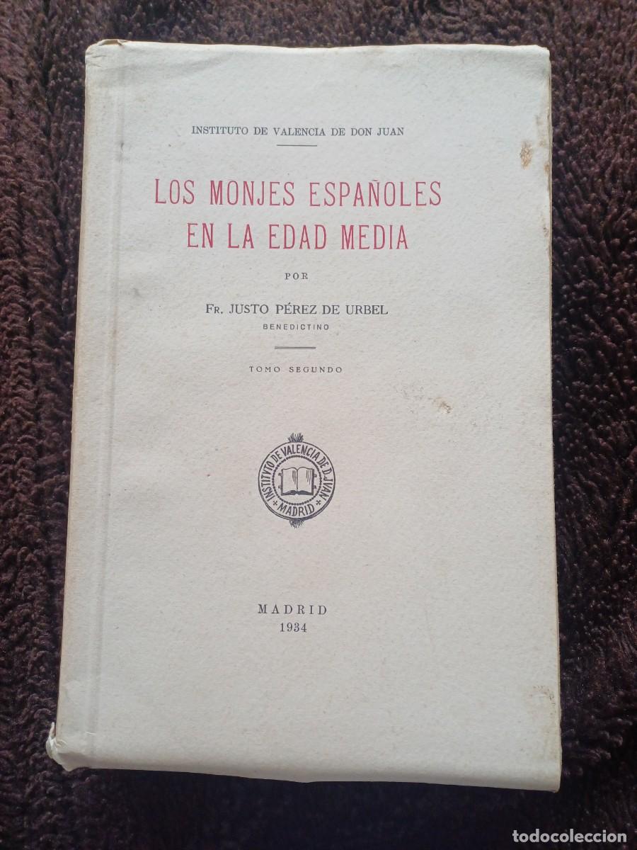 Libros antiguos: Los monjes espa&ntilde;oles en la edad media. 1834 - Foto 1