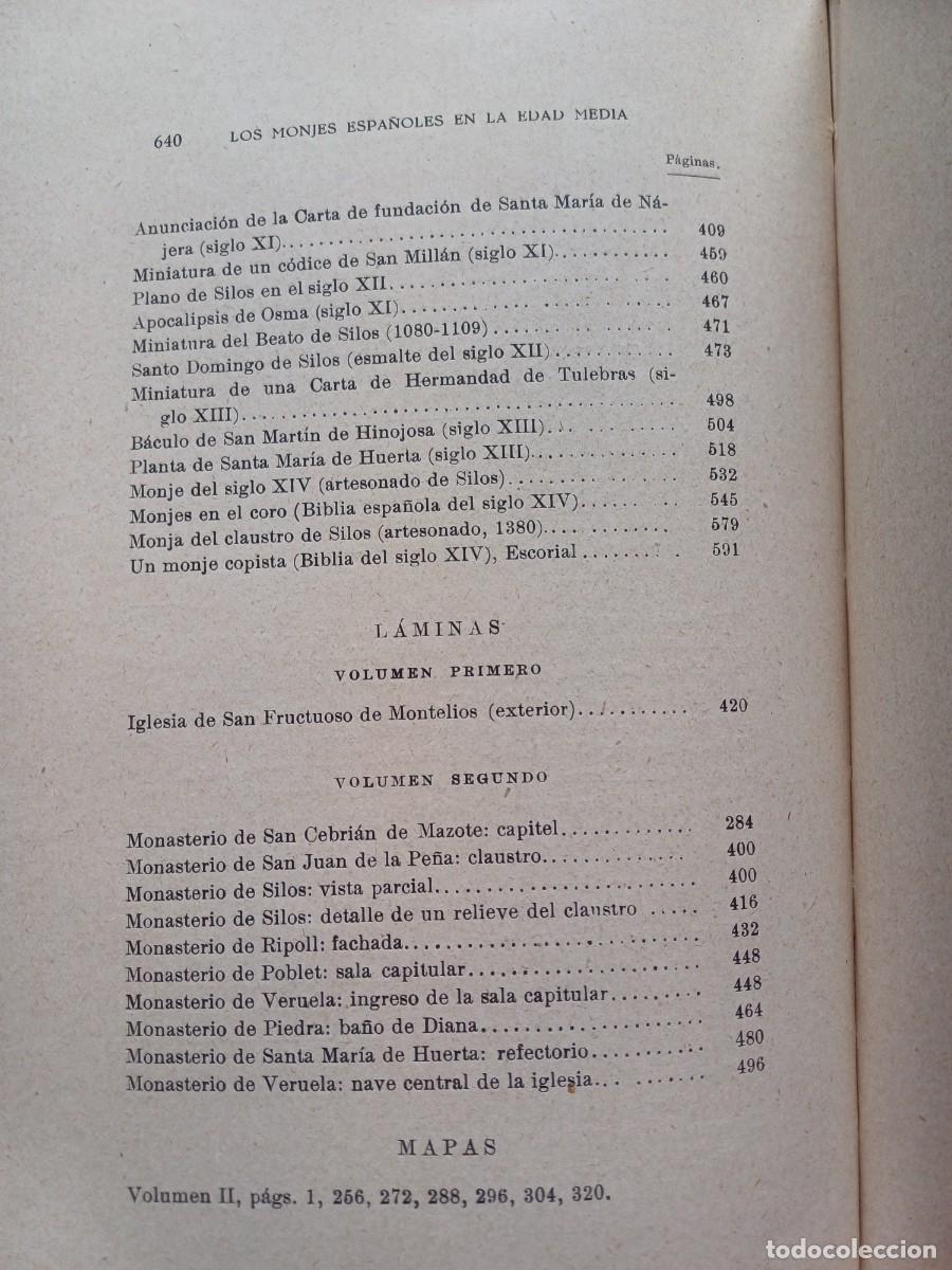 Libros antiguos: Los monjes espa&ntilde;oles en la edad media. 1834 - Foto 3