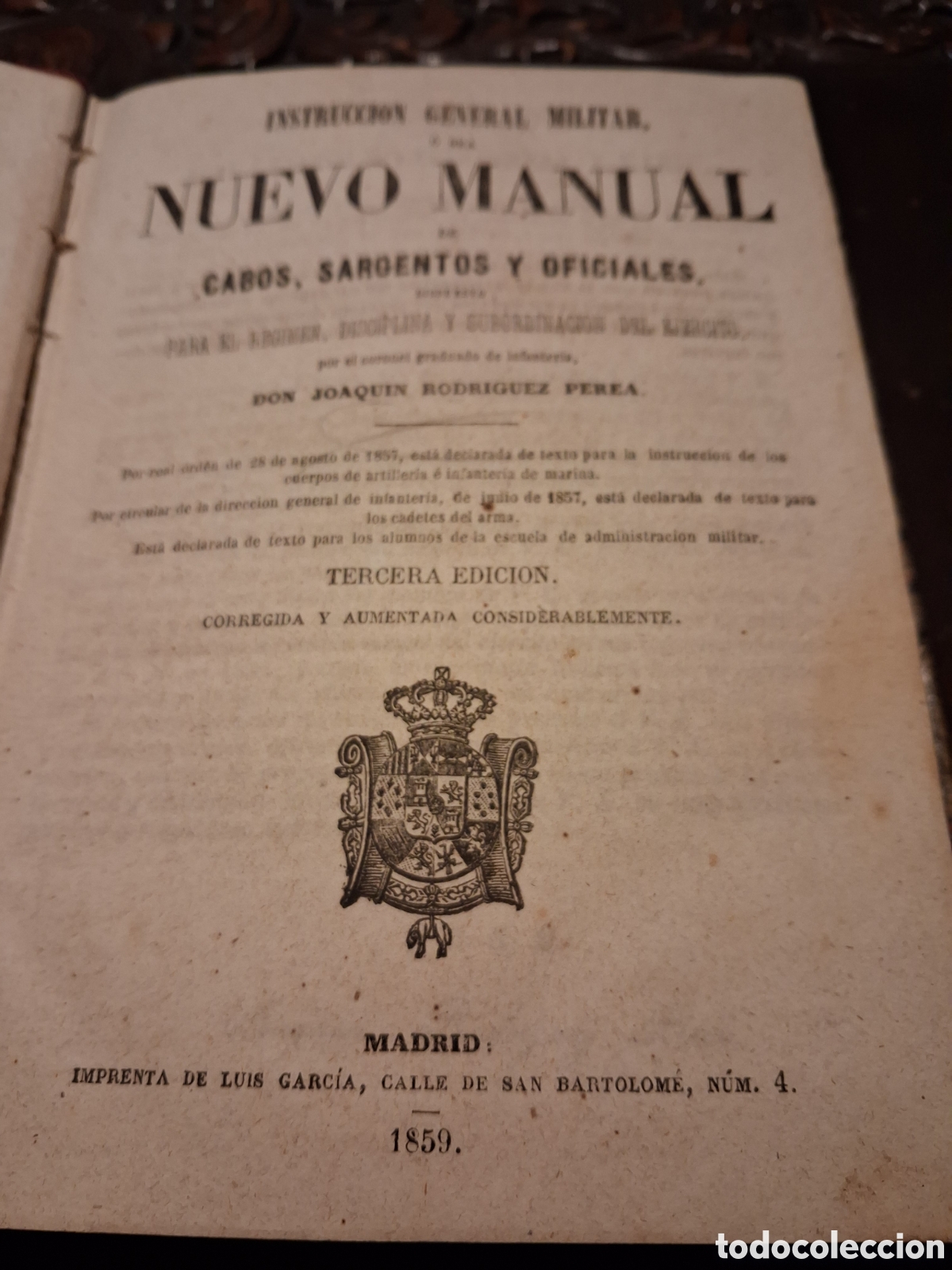 Libros antiguos: Manual Instruccion General Militar - Foto 2