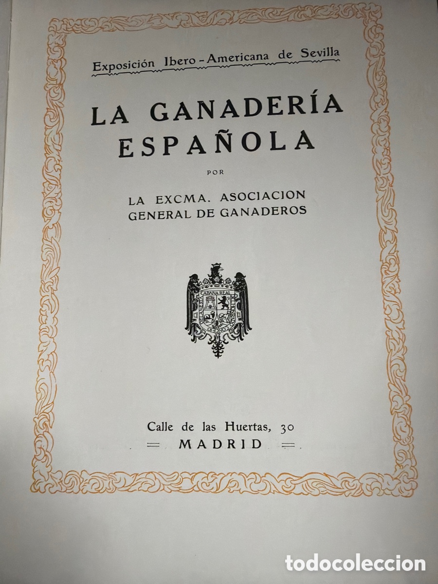 Libros antiguos: La ganader&iacute;a espa&ntilde;ola - Foto 2