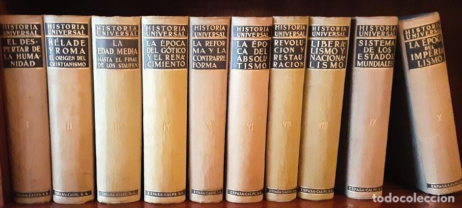 Antiquarische B&uuml;cher: Historia Universal. 10 tomos - Walter Goetz (dirigida por) - 1934