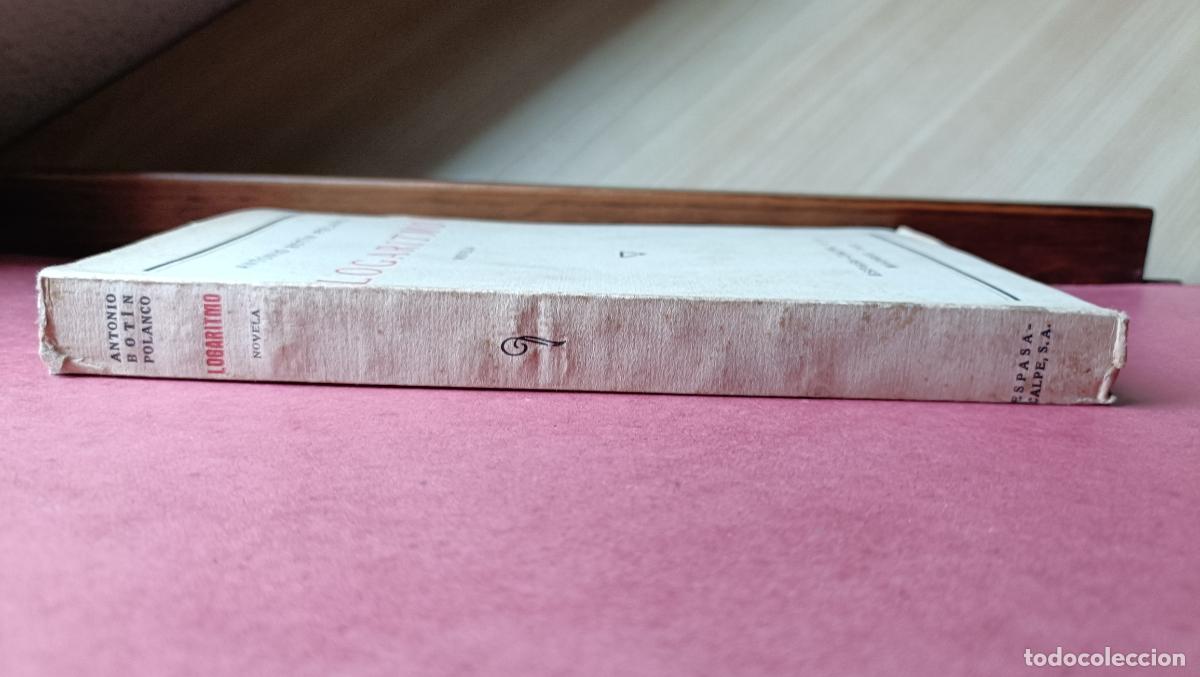 Libros antiguos: Logaritmo. Bot&iacute;n Polanco. Espasa, 1933. Intonso. - Foto 3