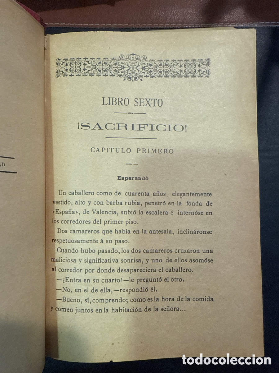 Libros antiguos: VAL, Luis de. El &uacute;ltimo adi&oacute;s o Los dramas del hogar. Tomo II - Foto 2