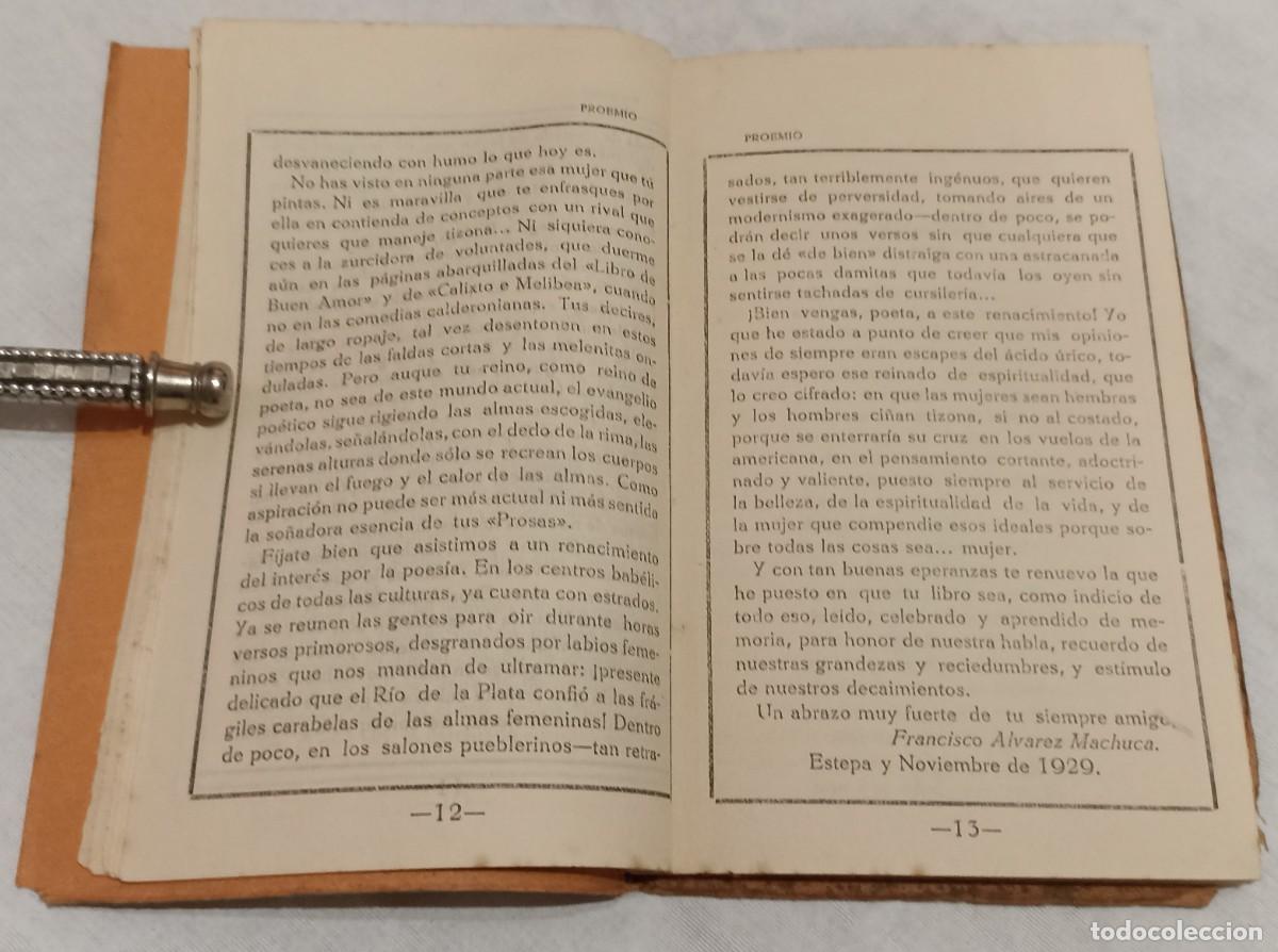 Libros antiguos: PROSAS RIMADAS.- Jos&eacute; Ortiz Crespo. - Foto 2