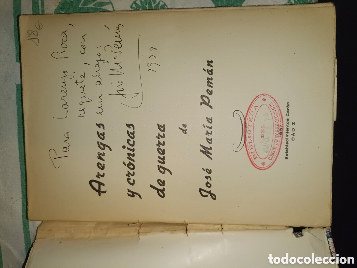 Libros antiguos: Arengas y Cr&oacute;nicas de Guerra - Foto 4