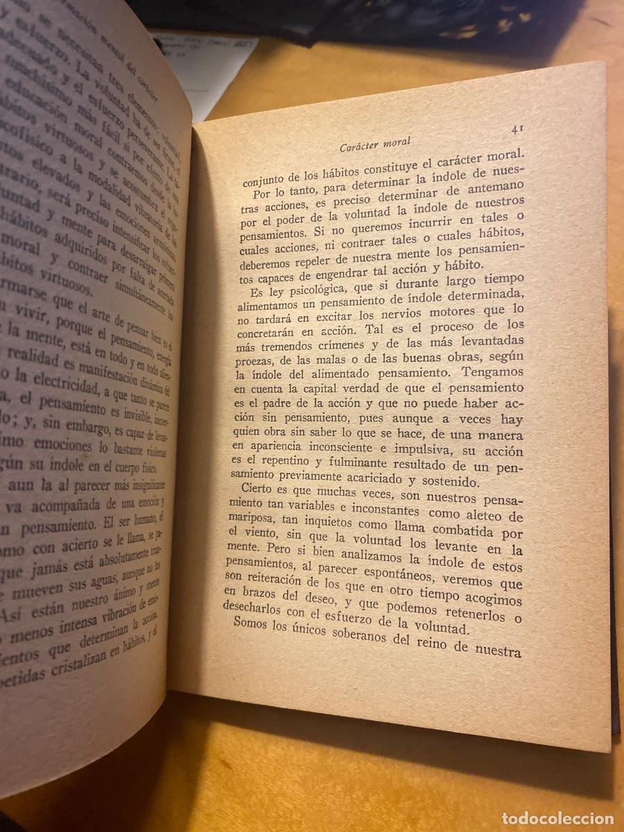 Libros antiguos: LA FORMACION DEL CARACTER R. W. TRINE - Foto 3