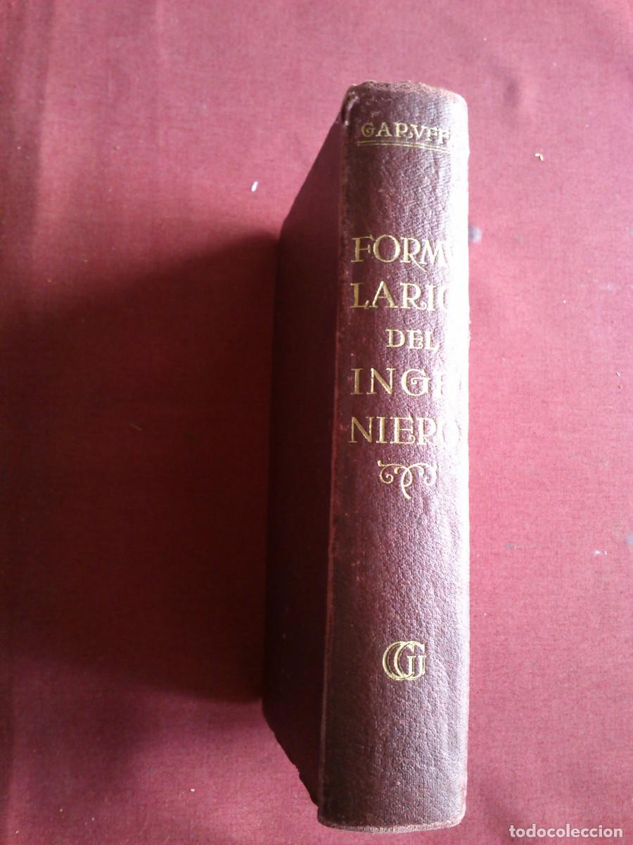 Libros antiguos: Egidio Garuffa-Formulario del Ingeniero-1923 - Foto 1