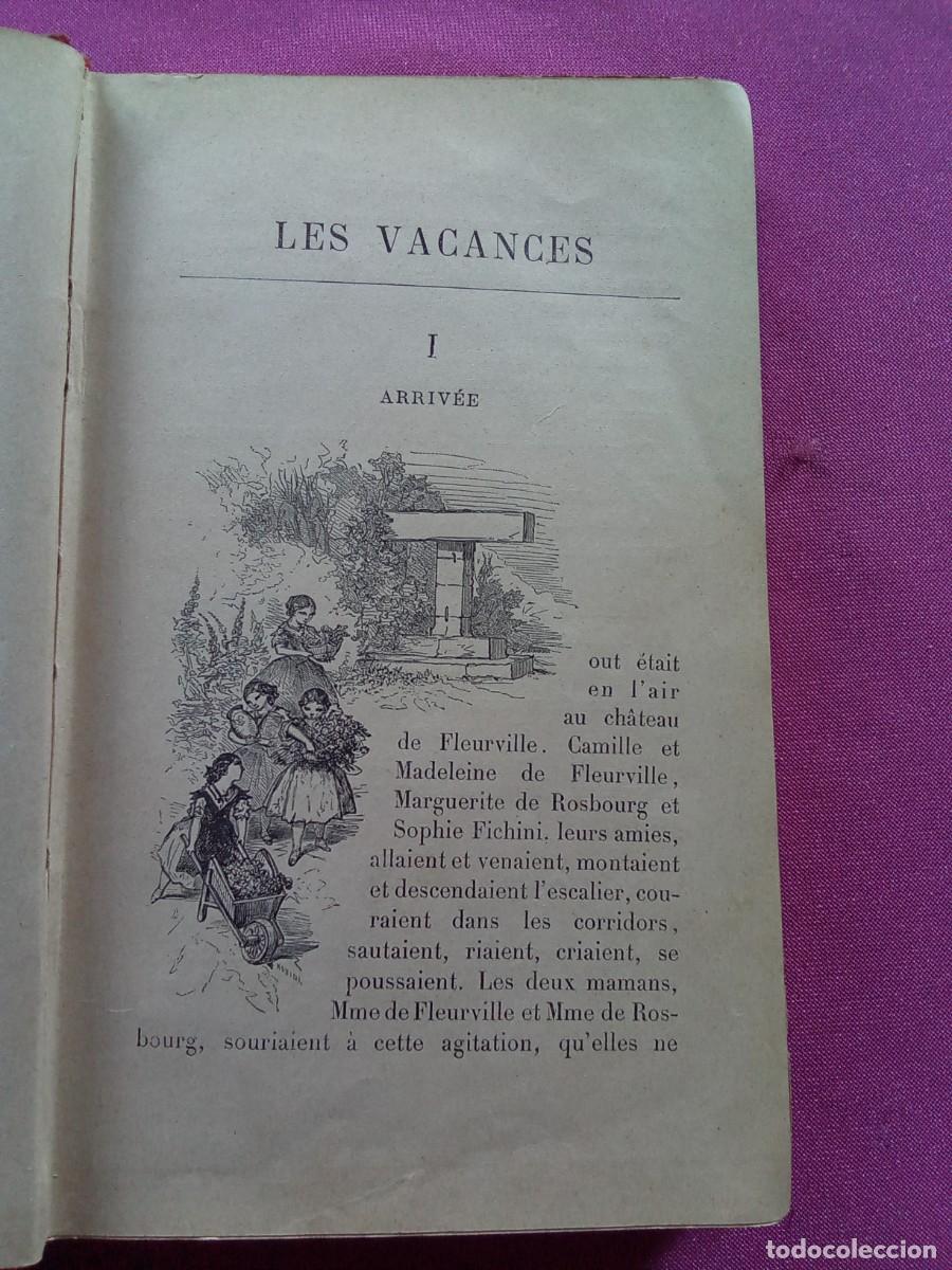 Libros antiguos: LES VACANCES. Mme LA COMTESSE DE S&Eacute;GUR 1896 . L5V4 - Foto 3