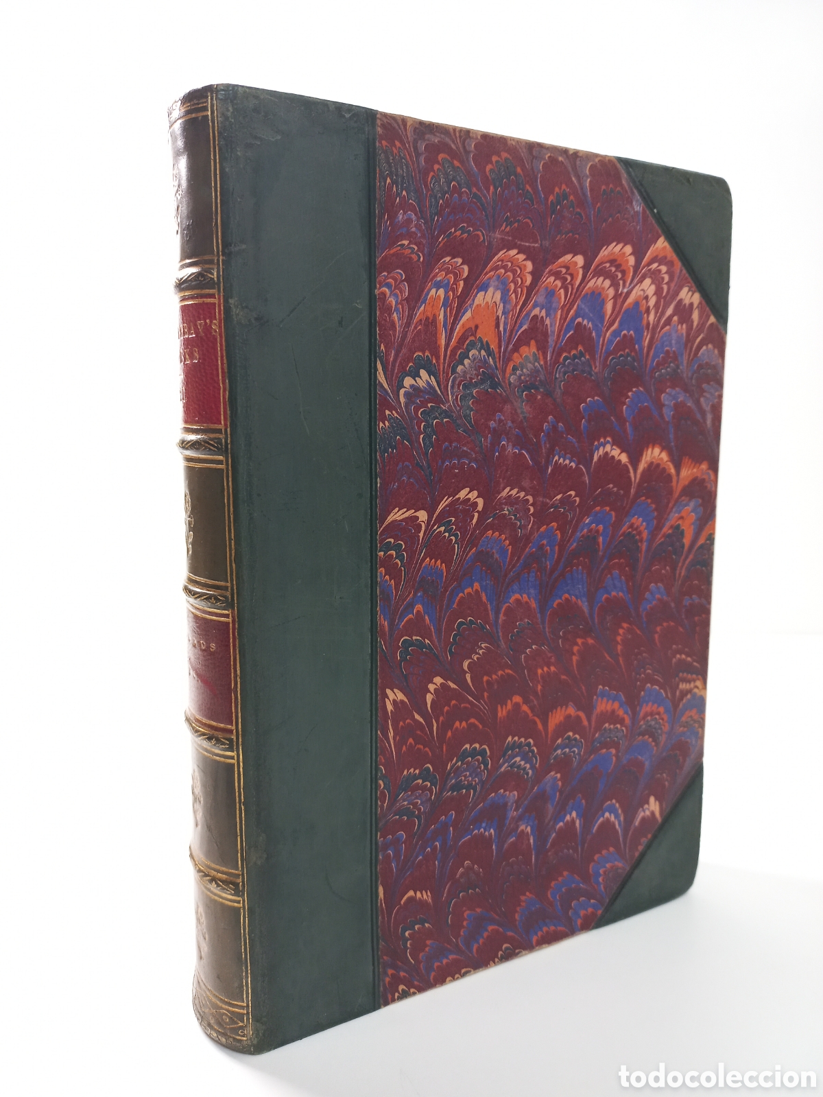 Libros antiguos: Ballads and the Rose and the Ring. Thackeray. Smith, Elder & Co, 1891. - Foto 2