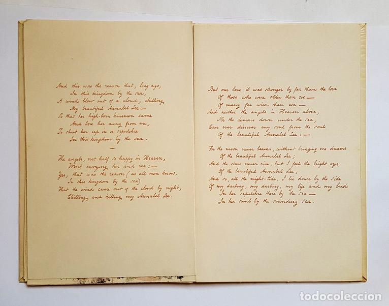 Libros antiguos: Annabel Lee, Edgar A. Poe / Raoul Veroni - Foto 5