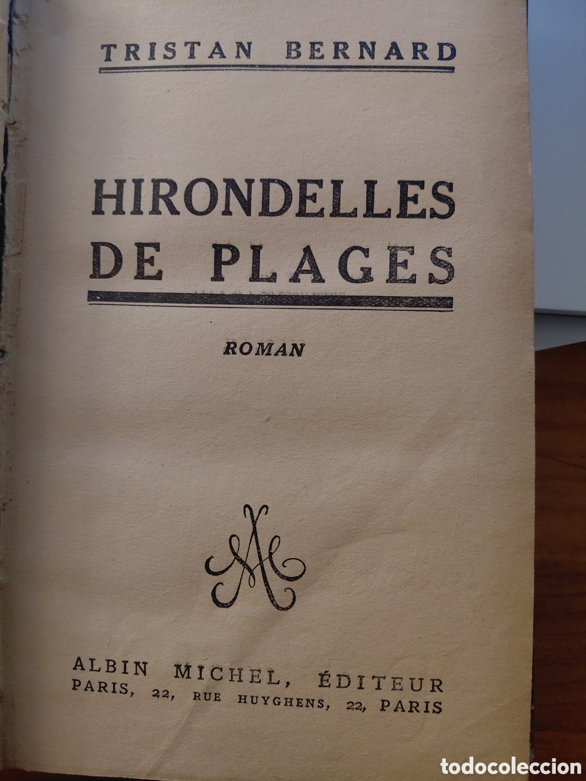 Libros antiguos: Hirondelles de plages, Tristan Bernard - Foto 3
