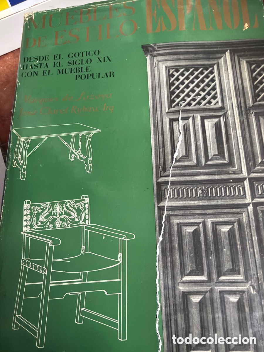 Libros antiguos: Muebles de estilo espa&ntilde;ol - Foto 1