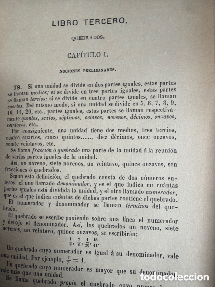 Libros antiguos: Tratado de aritm&eacute;tica Madrid 1897 - Foto 2