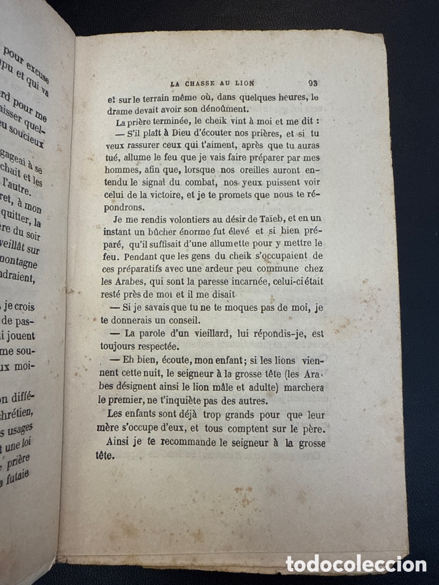 Libros antiguos: G&Eacute;RARD, Jules. La chasse au lion - Foto 3