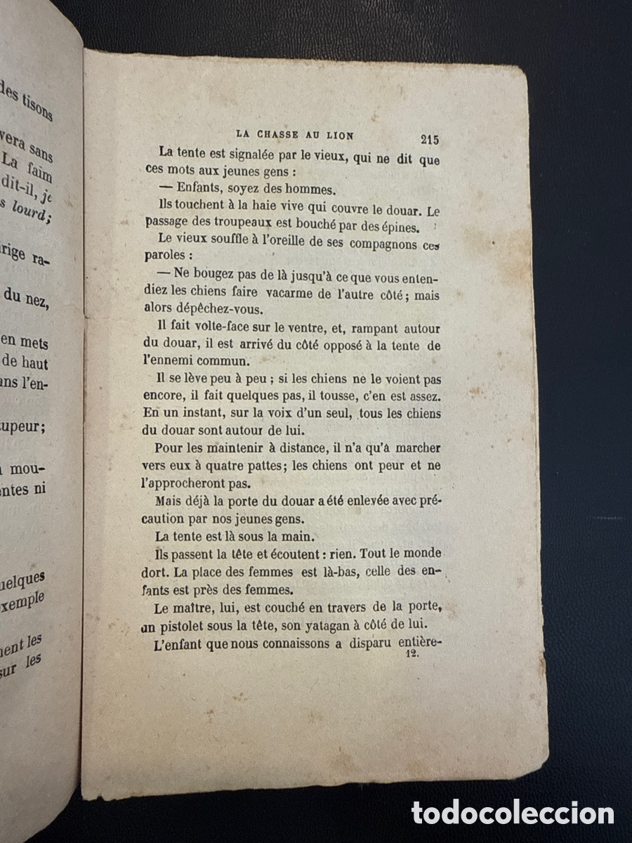 Libros antiguos: G&Eacute;RARD, Jules. La chasse au lion - Foto 5