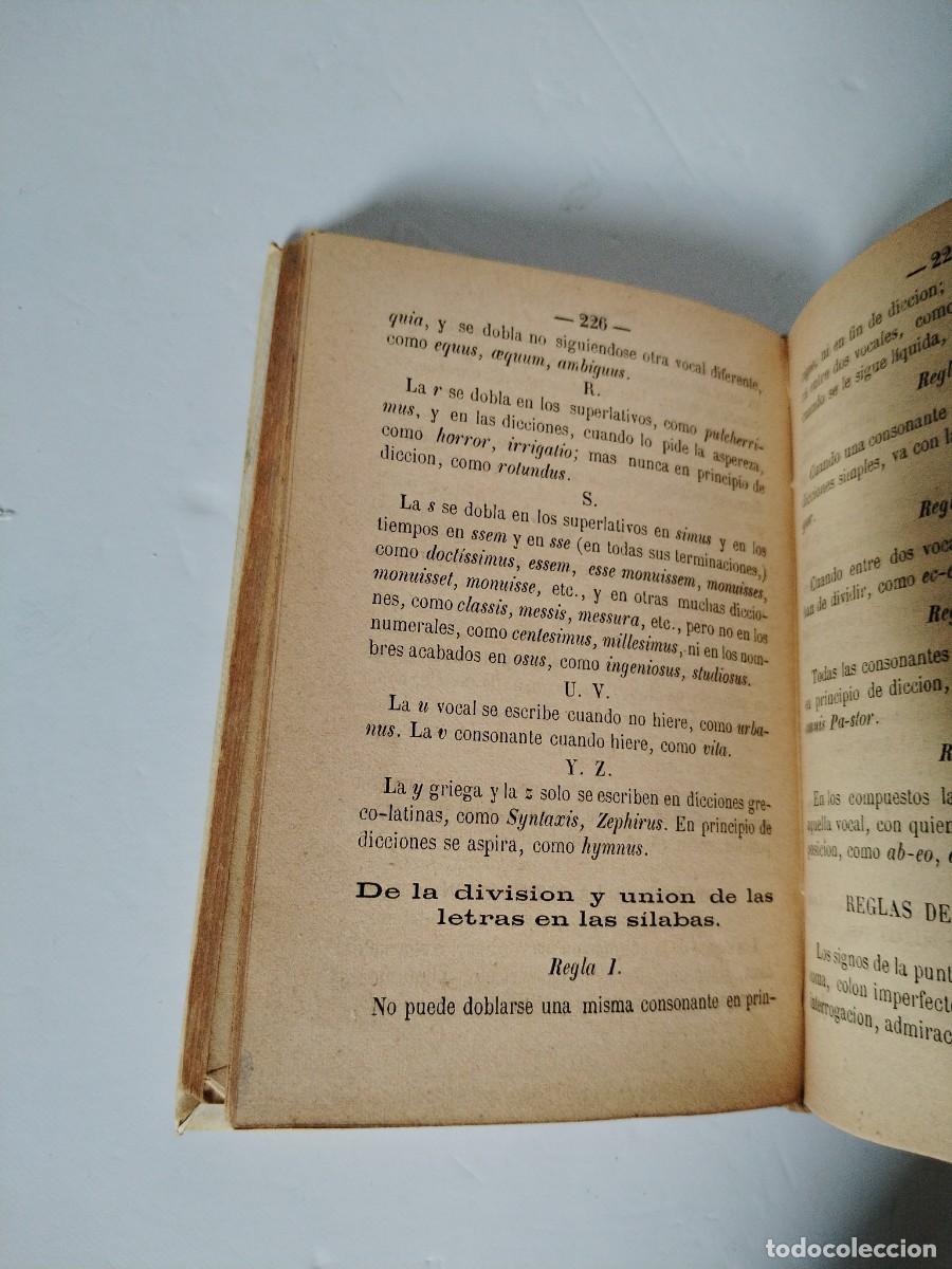Libros antiguos: Arte de Gr&aacute;matica latina - Foto 7