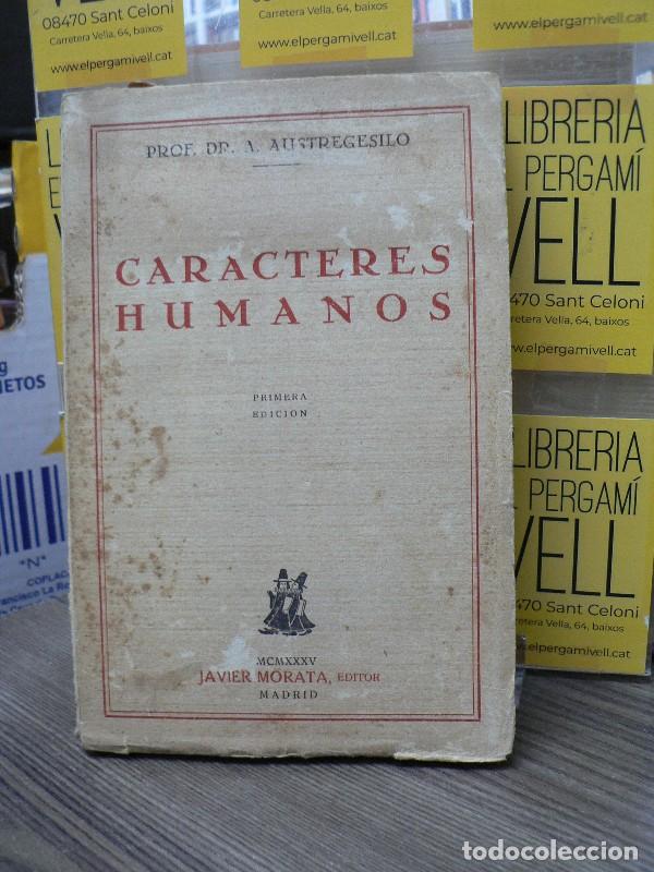 Libros antiguos: Caracteres humanos - Dr. A. Austregesilo - Javier Morata - 1935 - Foto 1