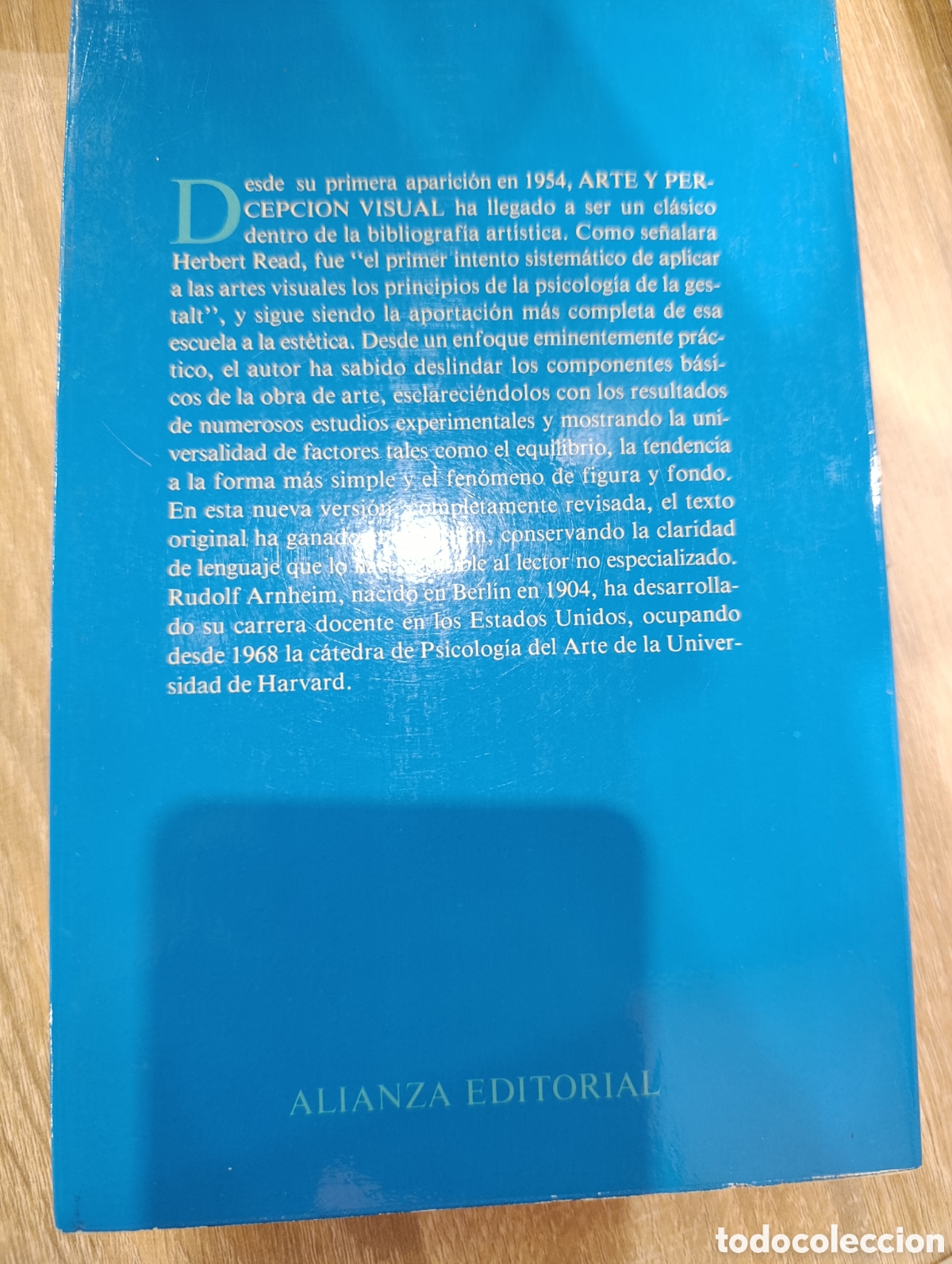 Libros antiguos: ARTE Y PERCEPCI&Oacute;N VISUAL - Foto 2