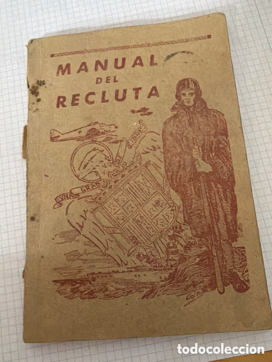 Libros antiguos: Manual del recluta antiguo - Foto 1