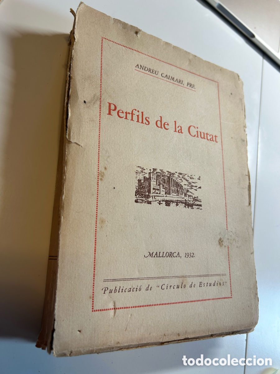 Libros antiguos: Perfils de la Ciutat. Andreu Caimari, Pre. Mallorca, 1932 - Foto 3