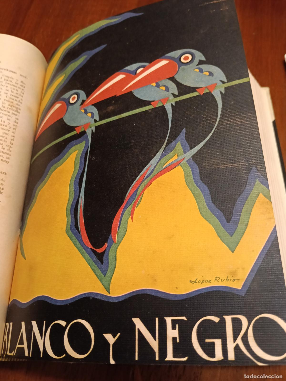 Libros antiguos: Blanco y negro encuadernado en un tomo - Foto 18