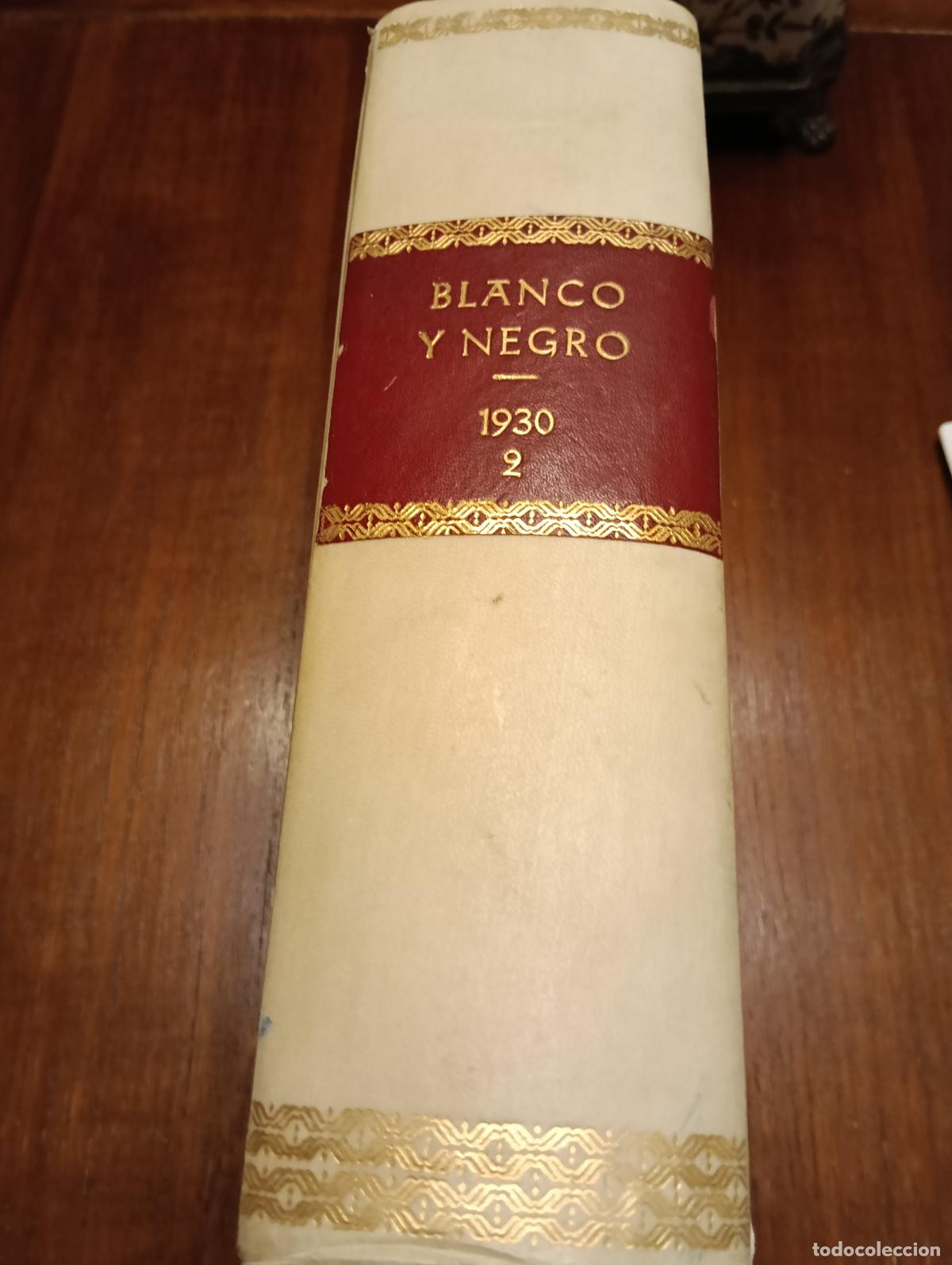 Libros antiguos: Blanco y negro encuadernado en un tomo - Foto 1