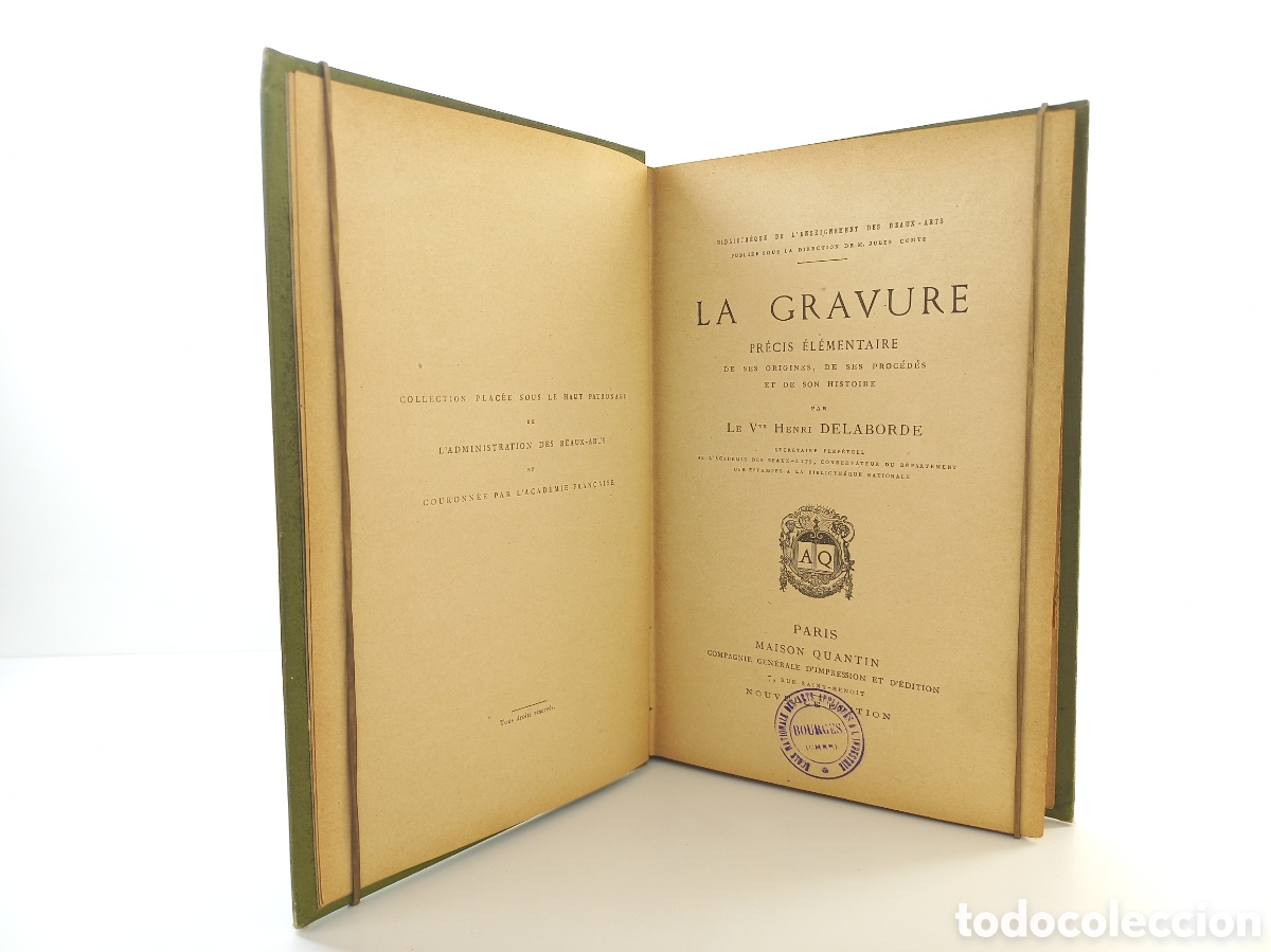 Libros antiguos: La Gravure. Henri Delaborde. Maison Quantin. - Foto 7