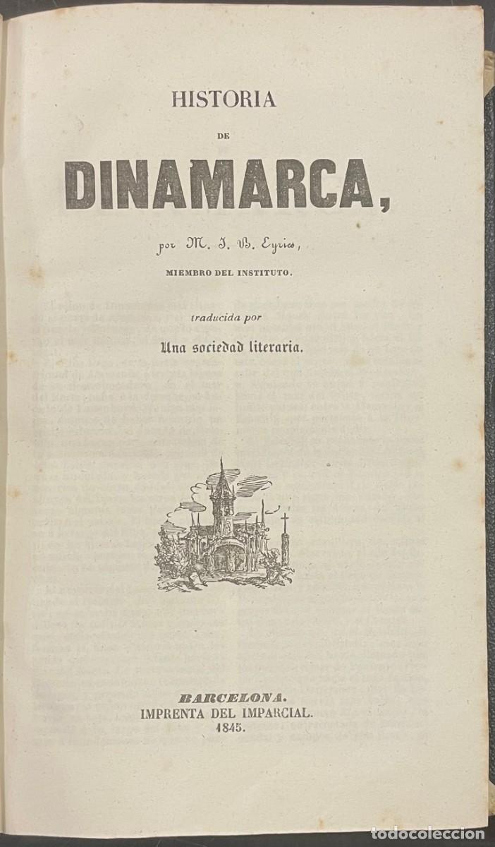Libros antiguos: Historia de Dinamarca. J. B. Eyries - Foto 2