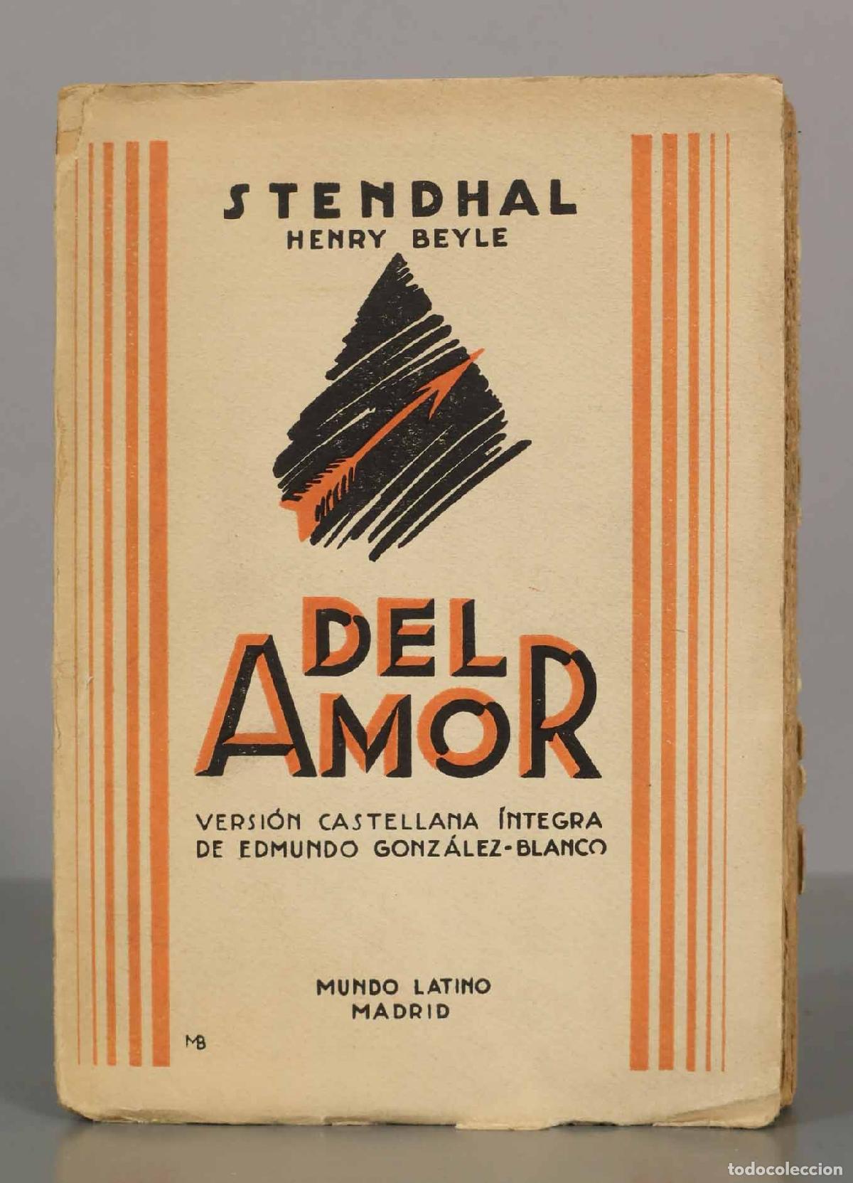 Libros antiguos: STENDHAL HENRY BEYLE DEL AMOR. - Foto 1