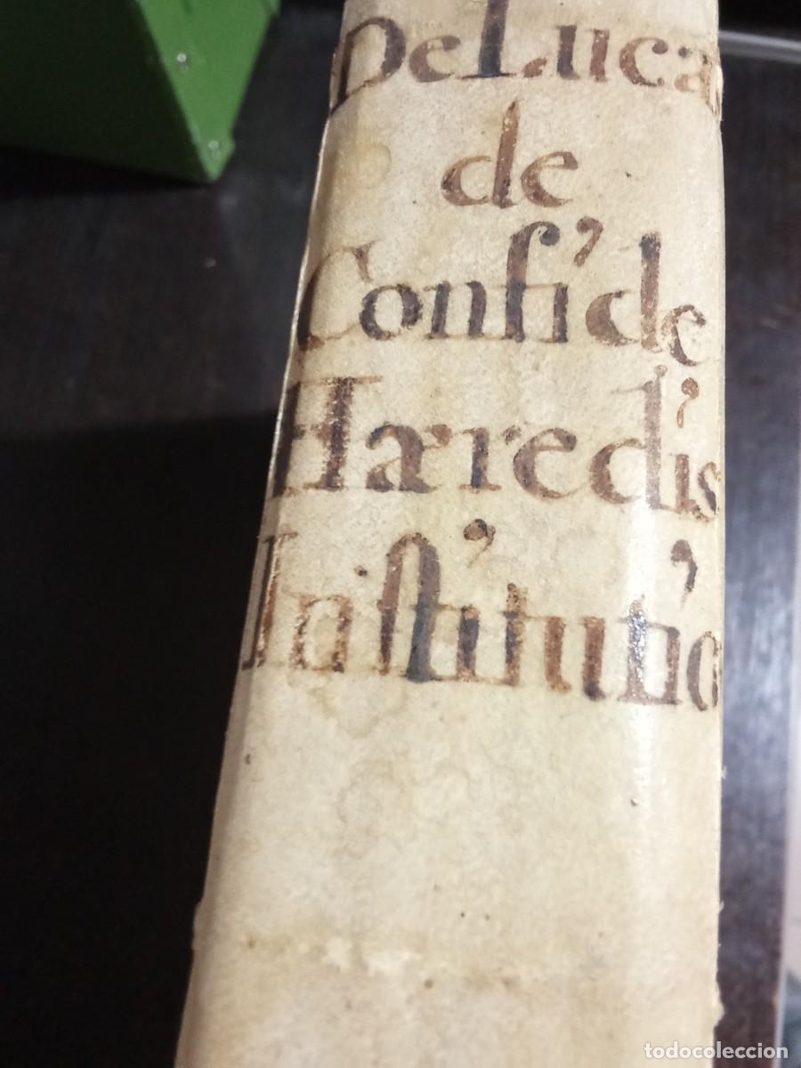 Libros antiguos: De confidentiali Haeredis Institutione .1697. - Foto 1