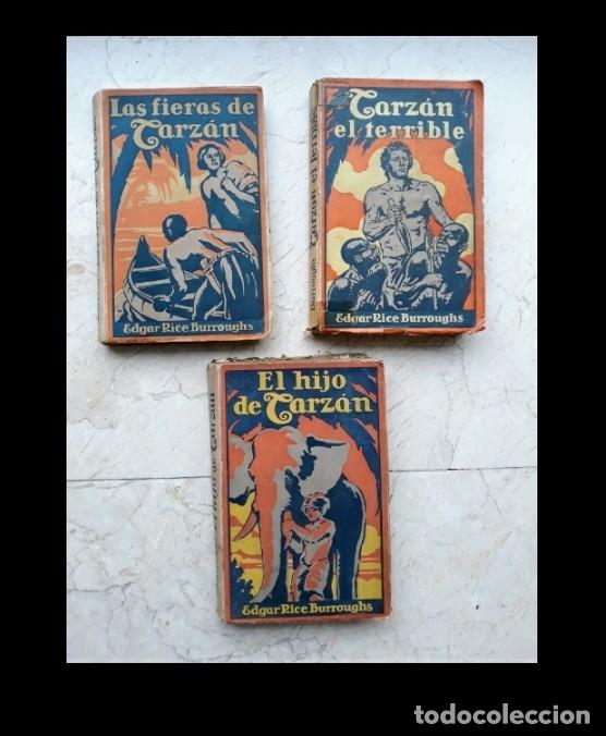 Libros antiguos: 3 libros Tarzan antiguos - Foto 1