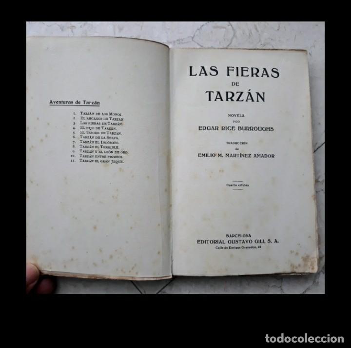 Libros antiguos: 3 libros Tarzan antiguos - Foto 6