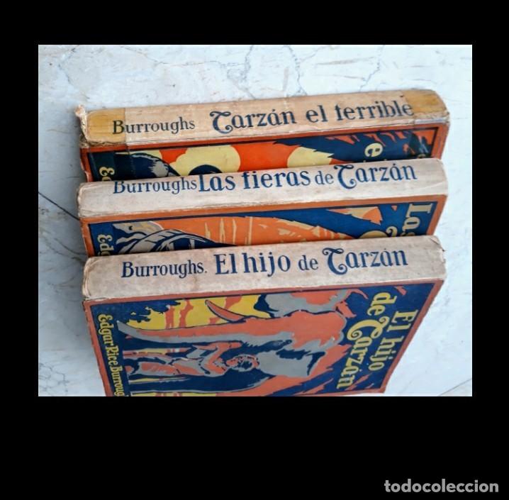 Libros antiguos: 3 libros Tarzan antiguos - Foto 10