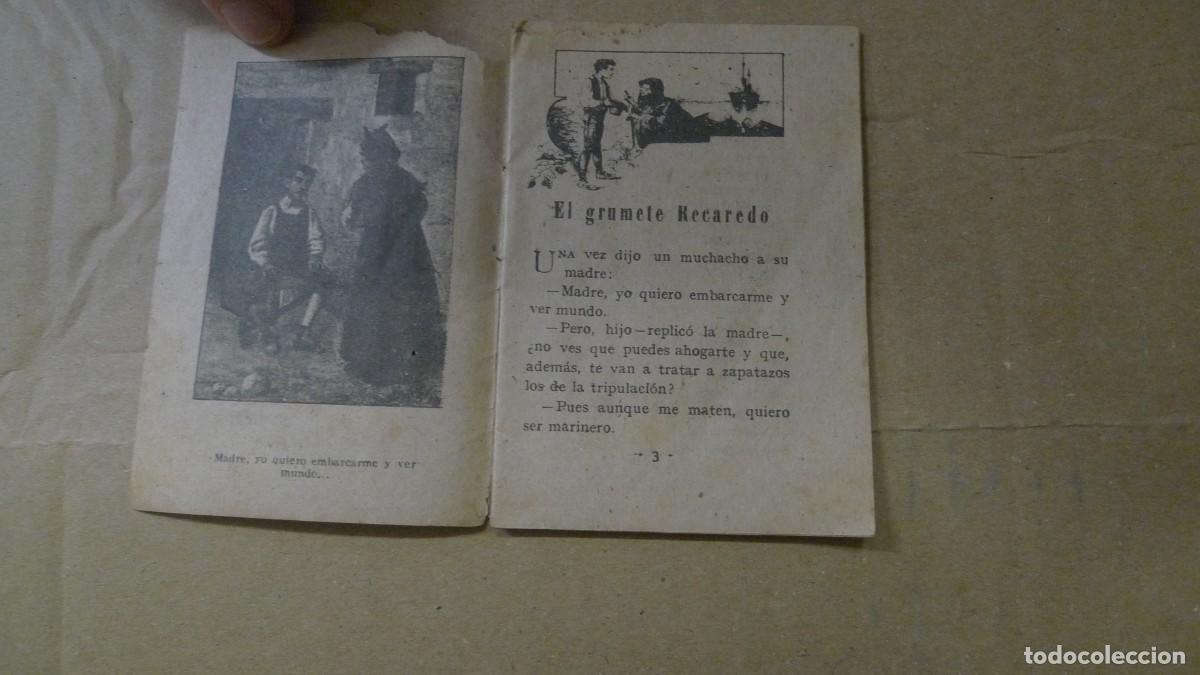 Libros antiguos: Joyas para ni&ntilde;os - El Grumete Recaredo - Foto 2