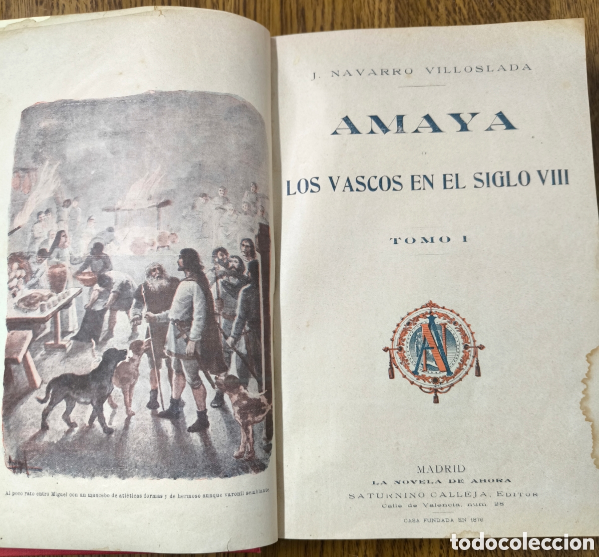 Libros antiguos: LIBRO AMAYA SIGLO VIII . 1879 - Foto 4
