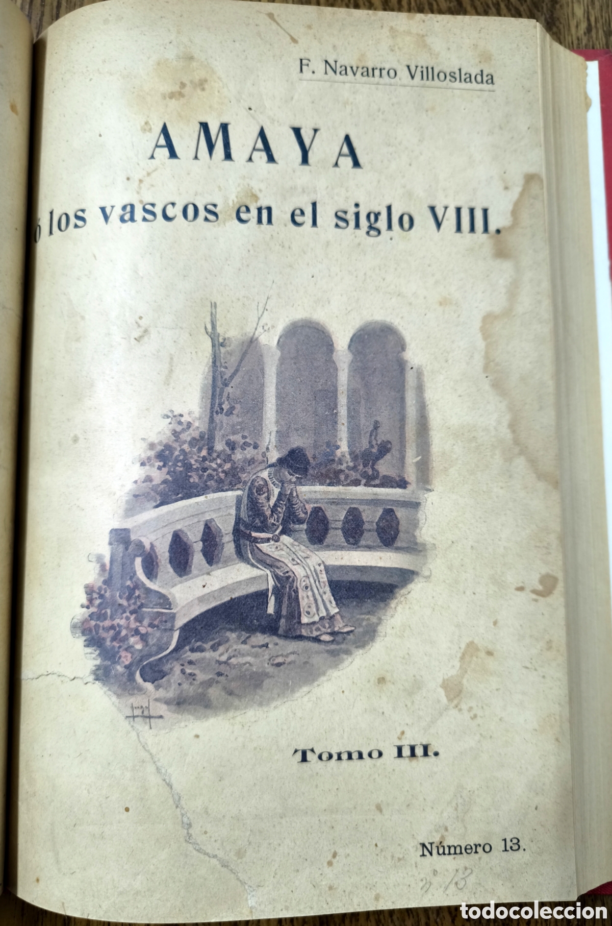 Libros antiguos: LIBRO AMAYA SIGLO VIII . 1879 - Foto 5