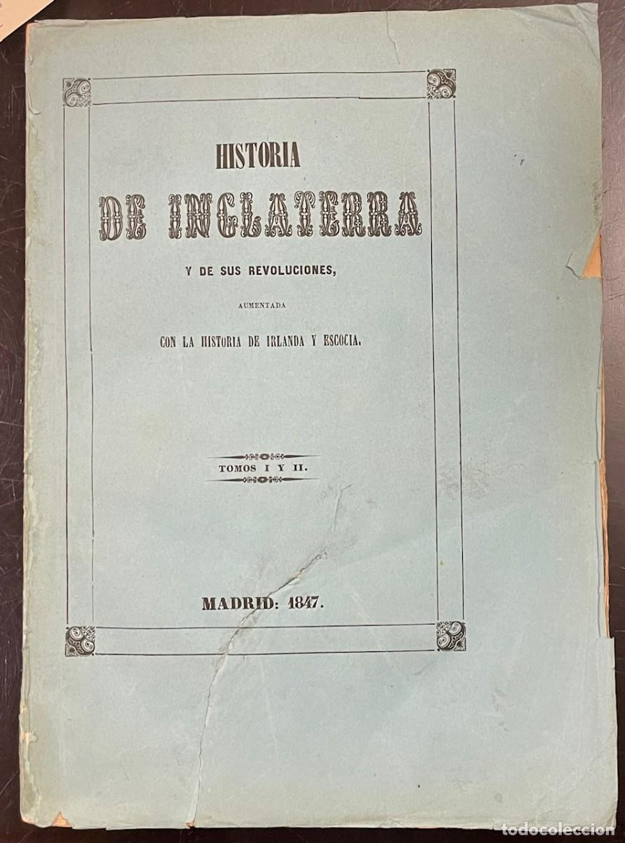Antiquarische B&uuml;cher: Historia De Inglaterra, y De Sus Revoluciones, Desde Su Origen Hasta Nuestros D&iacute;as. Guizot, Hume .