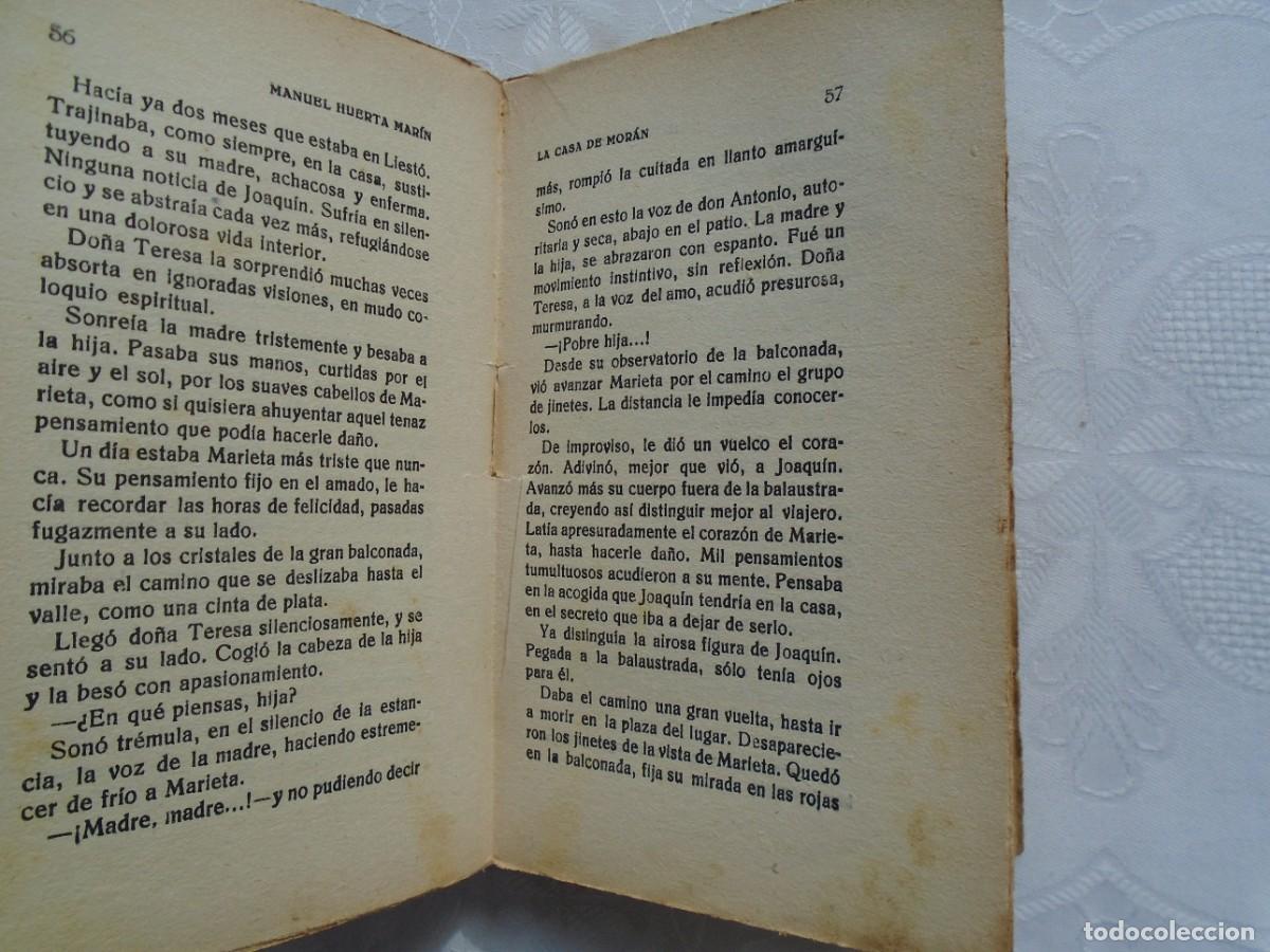 Libros antiguos: MANUEL HUERTA MAR&Iacute;N. LA CASA DE MOR&Aacute;N. - Foto 2