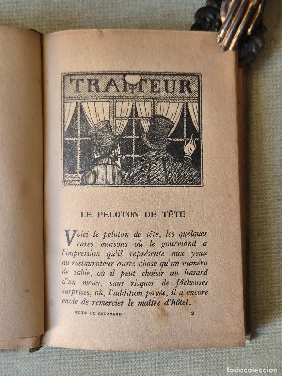 Libros antiguos: GUIDE DU GOURMAND A PARIS. ROBERT ROBERT. 1925 - Foto 5