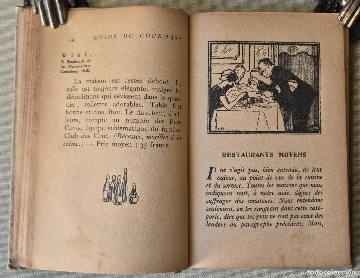 Libros antiguos: GUIDE DU GOURMAND A PARIS. ROBERT ROBERT. 1925 - Foto 6
