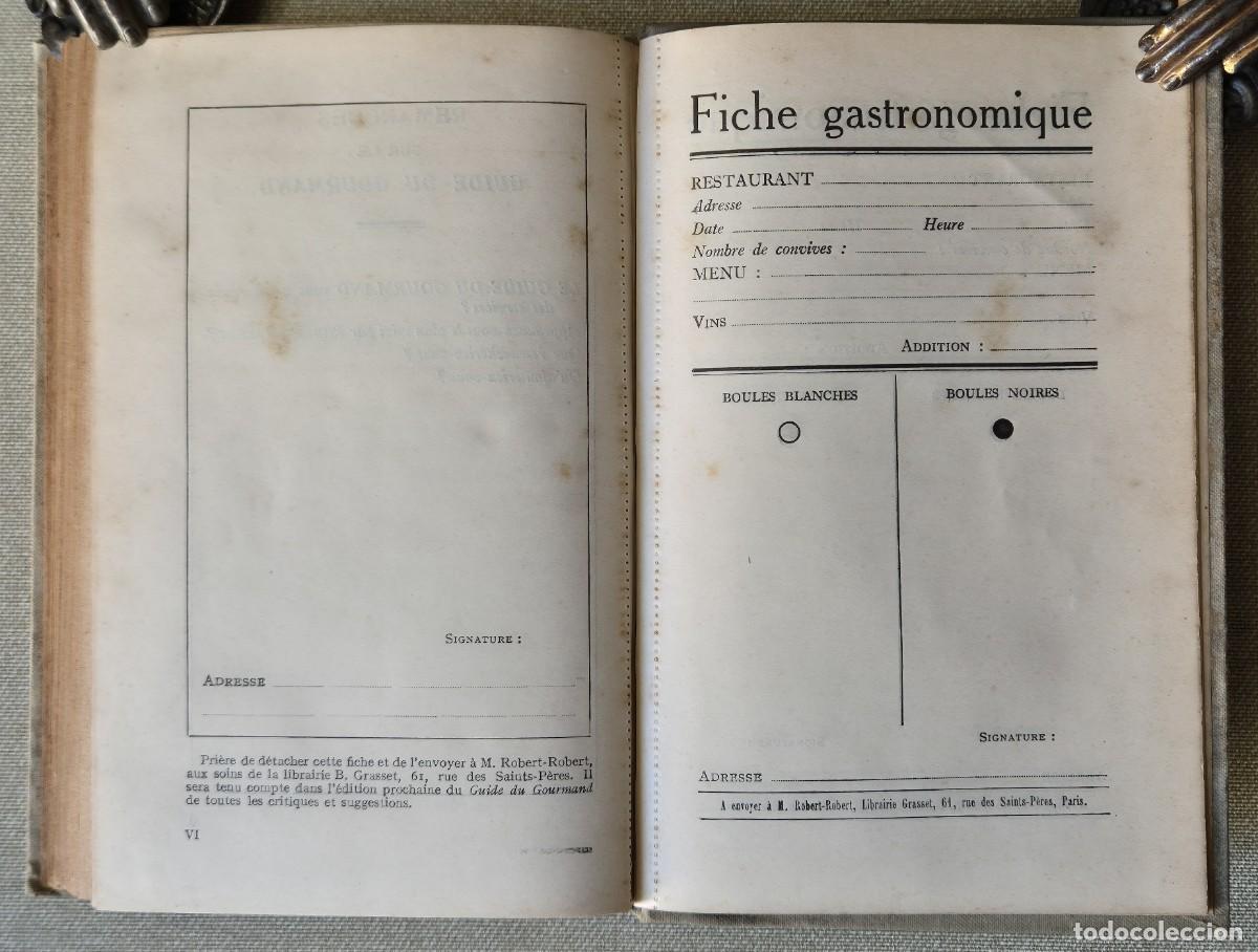 Libros antiguos: GUIDE DU GOURMAND A PARIS. ROBERT ROBERT. 1925 - Foto 9