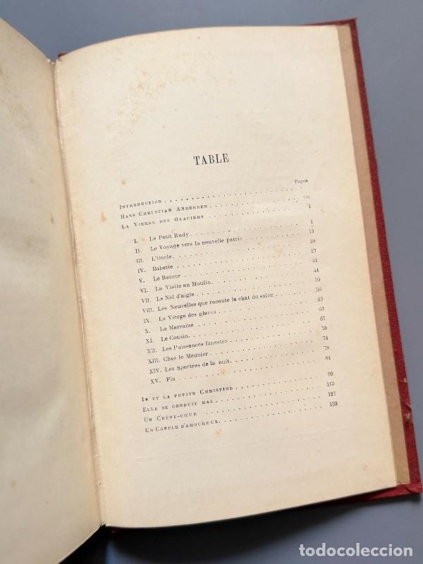 Libros antiguos: Contes danois, Andersen - Libraire Garnier Fr&egrave;res, ca. 1900 - Foto 5