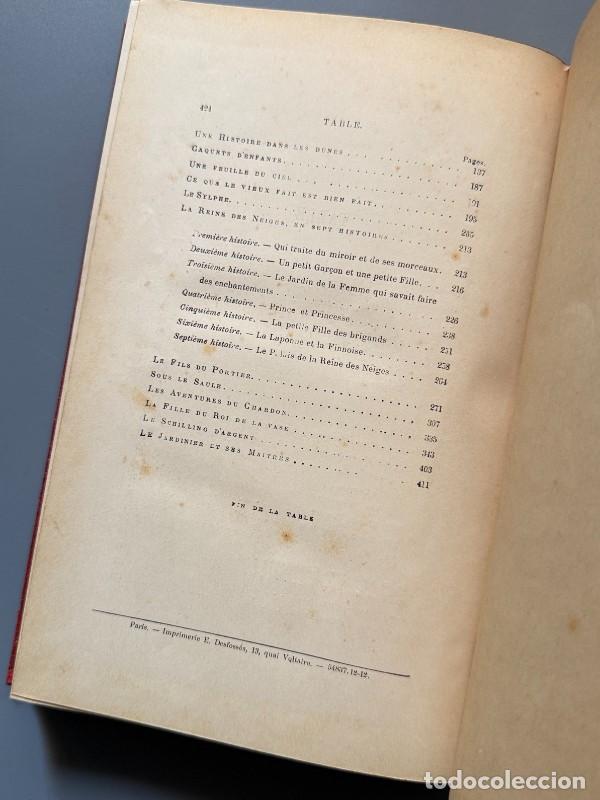 Libros antiguos: Contes danois, Andersen - Libraire Garnier Fr&egrave;res, ca. 1900 - Foto 6