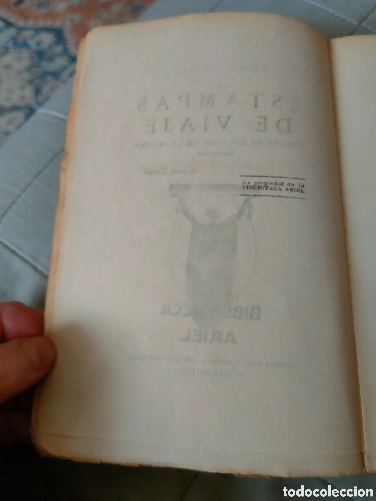 Libros antiguos: Estampas de viaje.Biblioteca Ariel - Foto 6