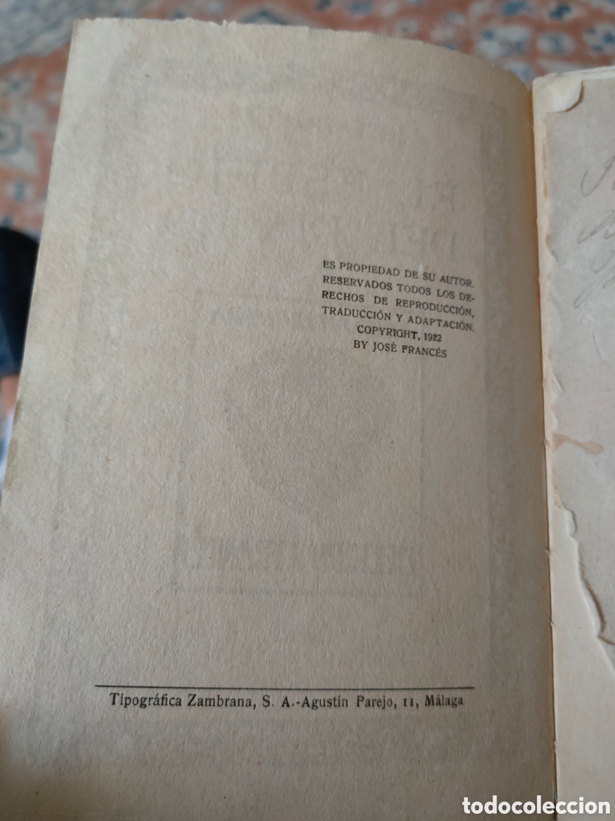 Libros antiguos: El espejo del diablo.Jose Franc&eacute;s. - Foto 3