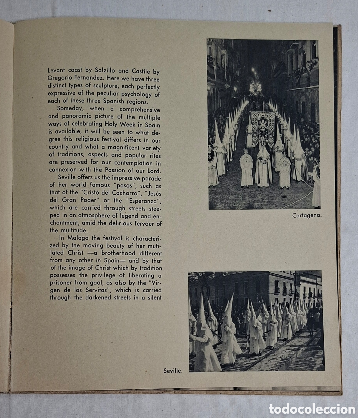 Libros antiguos: Libro en ingl&eacute;s de la Semana Santa en Andaluc&iacute;a - Foto 5