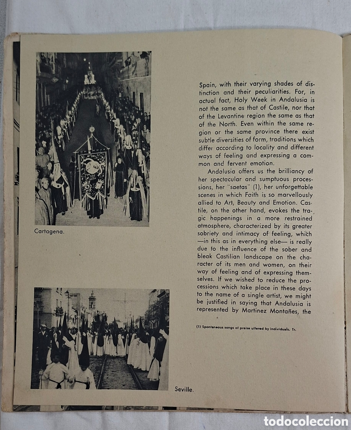 Libros antiguos: Libro en ingl&eacute;s de la Semana Santa en Andaluc&iacute;a - Foto 4
