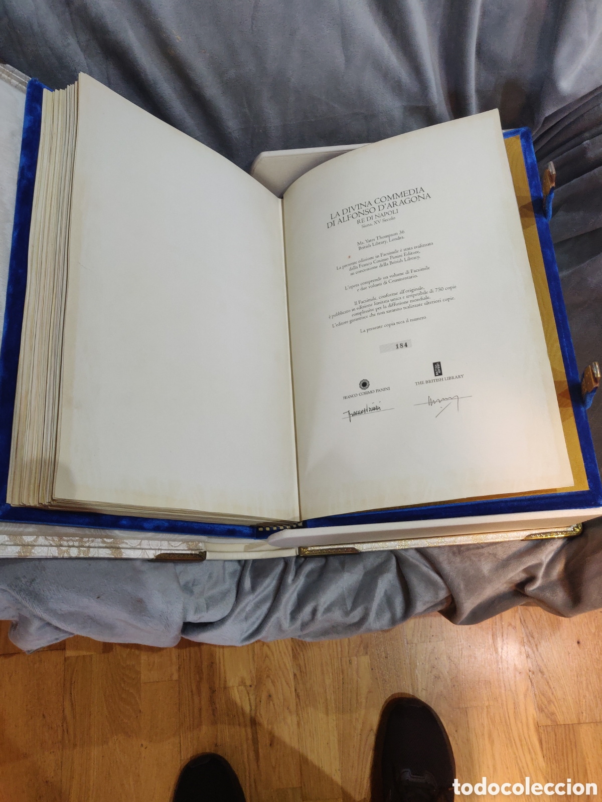 Libros antiguos: LA DIVINA COMEDIA de Alfonso V de Arag&oacute;n. - Foto 4